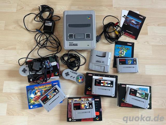 SNES mit Spielen und Zubehör - 1